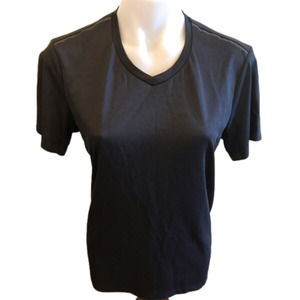 𝅺Men’s Black Apana Crew Neck Short Sleeve Top size Medium